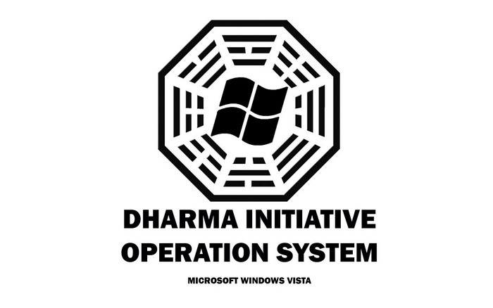 Dharma Initiative Operation System Microsoft Windows Vista logo