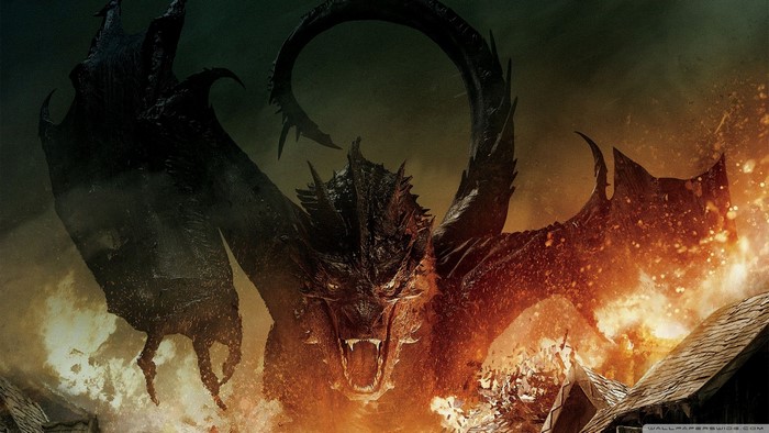 Smaug the dragon from The Hobbit