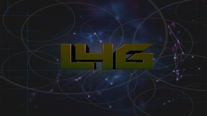 LH4G logo with abstract background