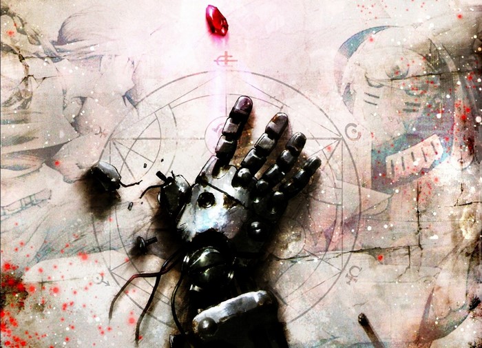 Edward Elric's automail hand from Fullmetal Alchemist