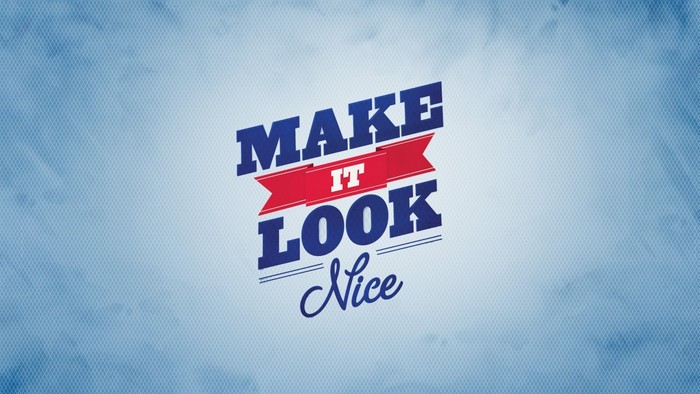 Make It Look Nice typography logo