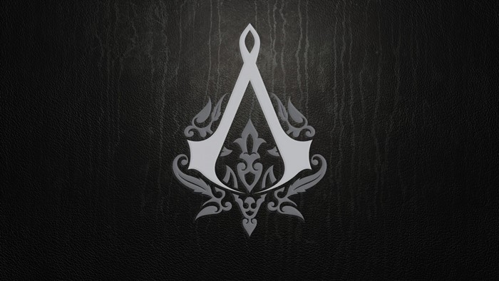 Assassin's Creed logo on black background
