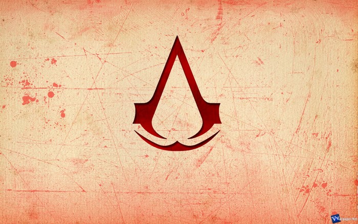 Assassin's Creed Logo on Textured Background