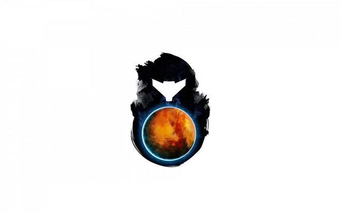 Samus Aran's helmet and planet