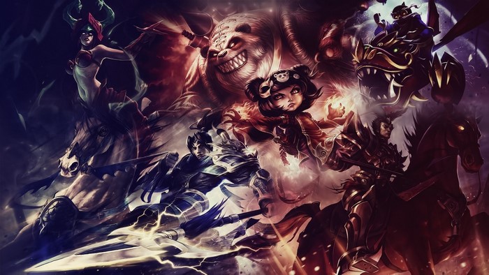 League of Legends characters montage