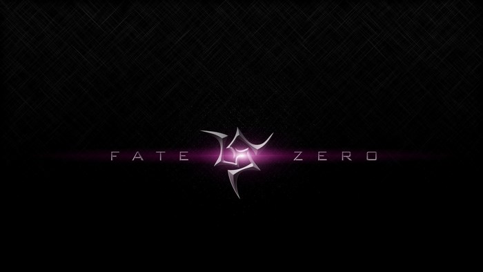 Fate Zero logo with lens flare