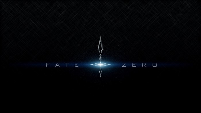 Fate Zero logo with a glowing sword