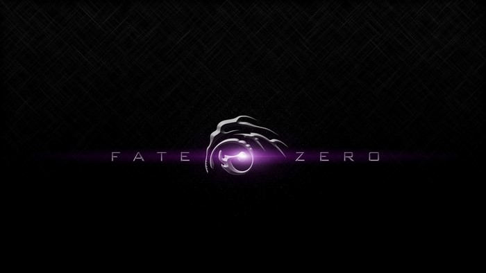 Fate Zero logo with lens flare