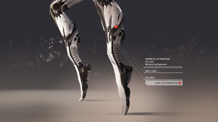 Cybernetic Leg Prosthesis from Deus Ex