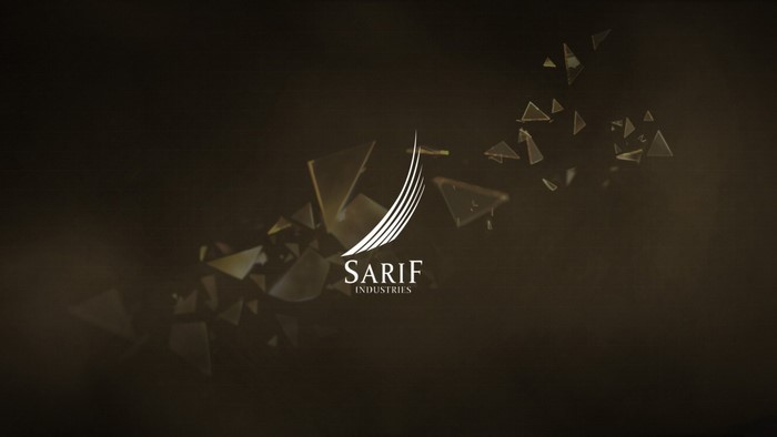 Sarif Industries logo with abstract shards
