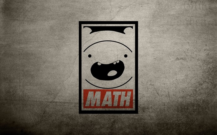 Finn the Human from Adventure Time MATH logo