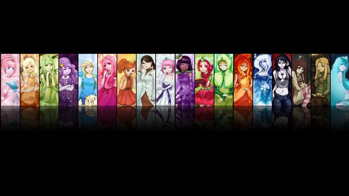 Adventure Time Characters in Anime Style