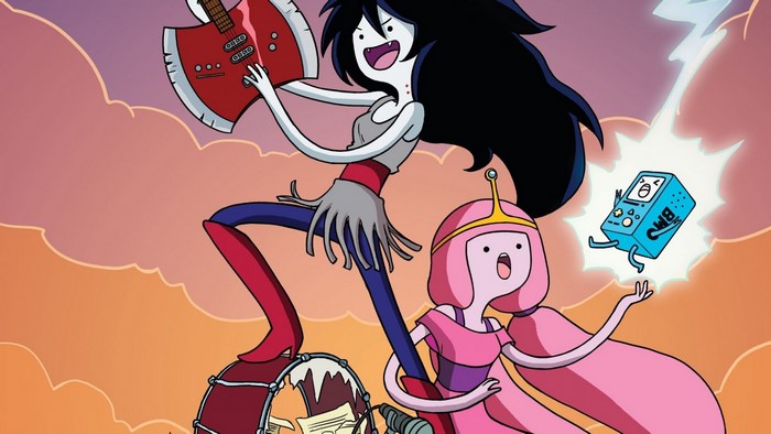 Marceline and Princess Bubblegum from Adventure Time