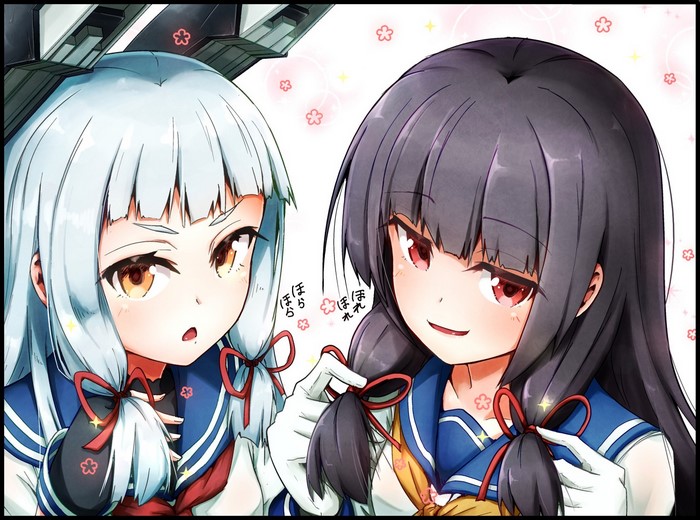 Murakumo and Isokaze from Kantai Collection