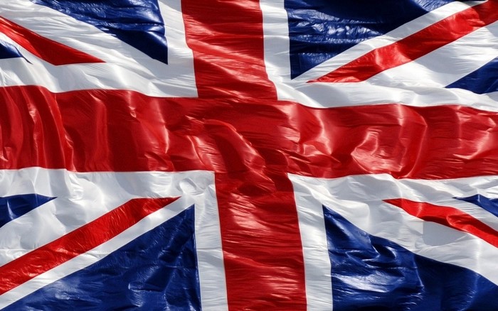 Close-up of the Union Jack flag
