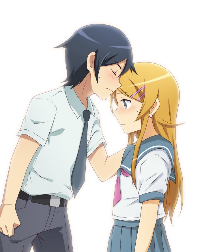 Kousaka Kirino and Kyousuke Kousaka from Ore no Imouto ga Konnani Kawaii Wake ga Nai