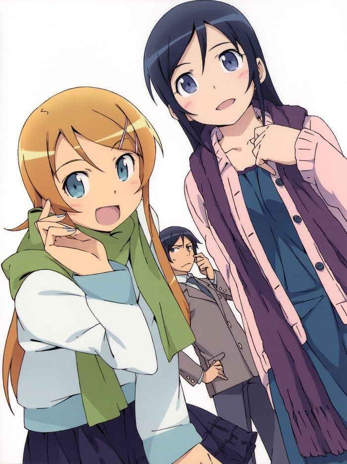 Kousaka Kirino and Aragaki Ayase from Ore no Imouto ga Konnani Kawaii Wake ga Nai