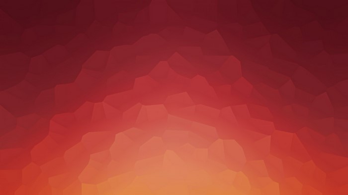 Low poly abstract red and orange gradient texture
