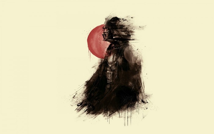Darth Vader from Star Wars, illustration
