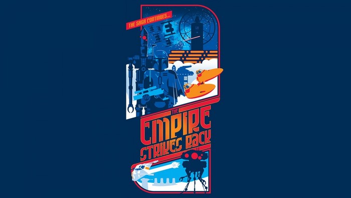 The Empire Strikes Back Poster with Boba Fett