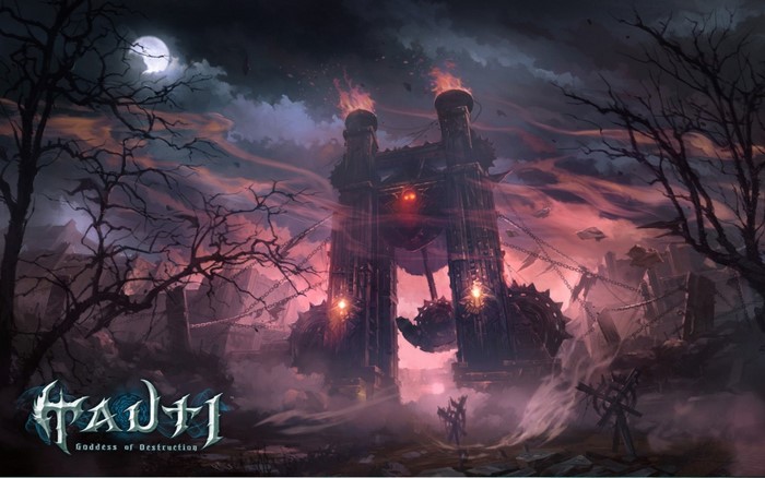 Tawh Goddess of Destruction fantasy art