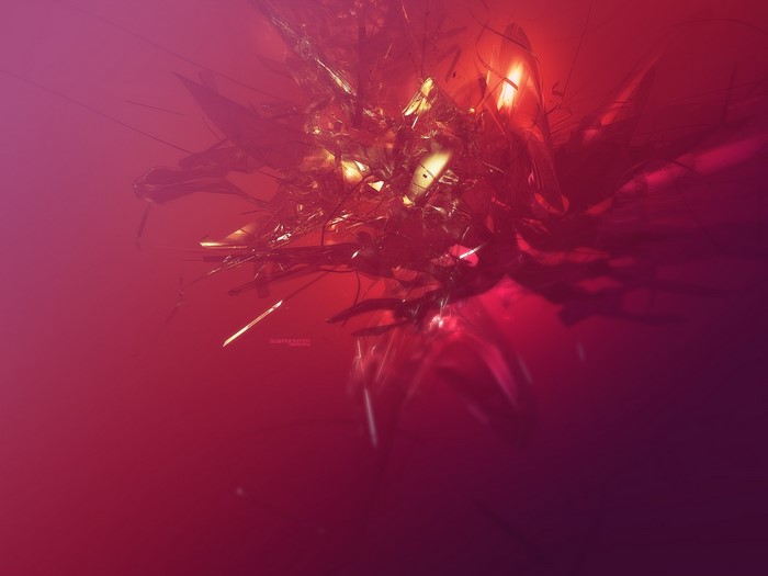 Abstract fractal art by Justin Maller