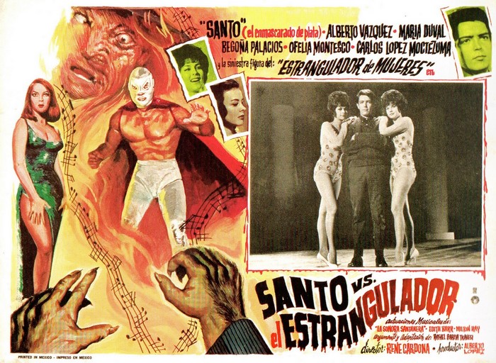 Santo vs. el Estrangulador de Mujeres Film Poster