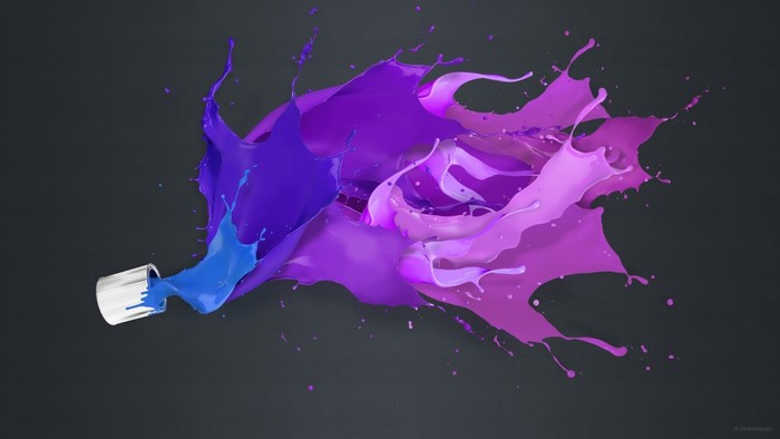 Paint Splatter from a Can