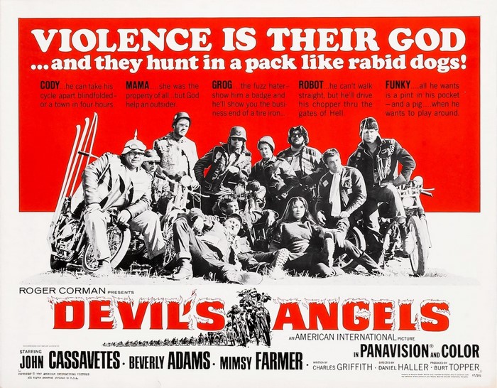 Devil's Angels Roger Corman Presents Film Poster