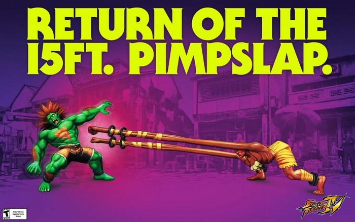 Blanka and Dhalsim from Street Fighter IV