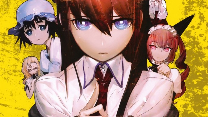Makise Kurisu and friends from Steins;Gate