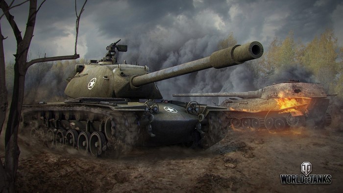 World of Tanks: M103 and VK 72.01 K tanks in combat
