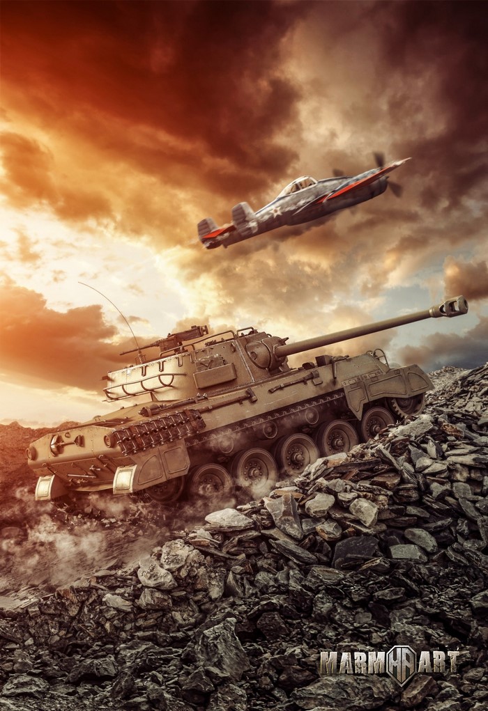 World of Tanks M18 Hellcat in Rugged Terrain