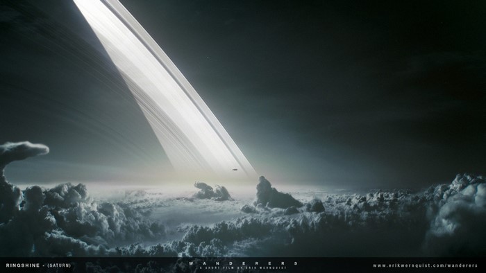 Ring Shine - Saturn Landscape