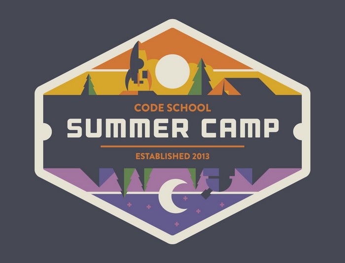 Code School Summer Camp Established 2013 Logo