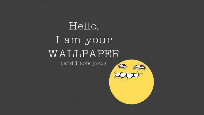 Humorous Smiling Yellow Circle with Text