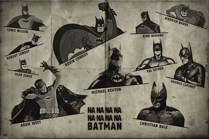 Various Batman actors and voice actors