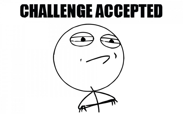 Challenge Accepted Rage Comic Meme