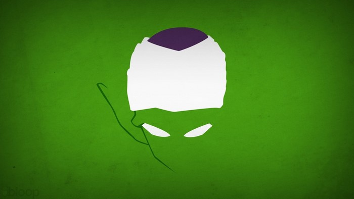 Piccolo from Dragon Ball minimalist illustration