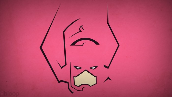 Minimalist illustration of Galactus