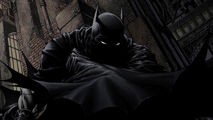 Batman in a dark alley