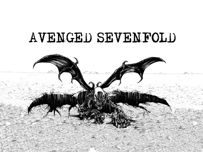 Avenged Sevenfold logo with creature