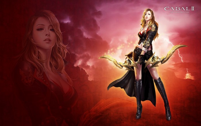 Woman warrior with bow from Cabal II: The Neoforce Era