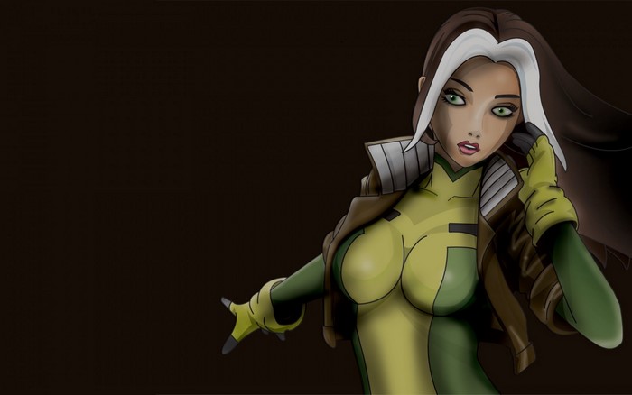 Rogue from X-Men illustration