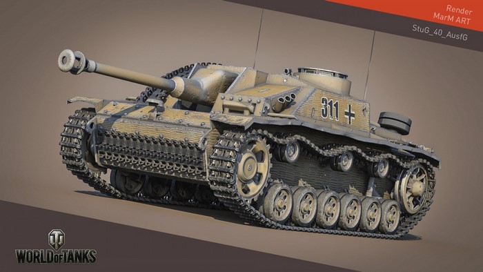 Stug G 40 Ausf G tank from World of Tanks