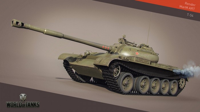 T-54 Tank from World of Tanks