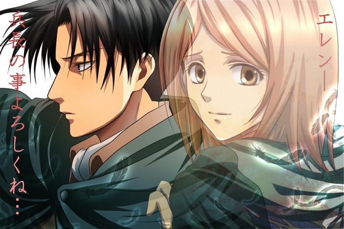 Levi Ackerman and Petra Ral from Shingeki no Kyojin
