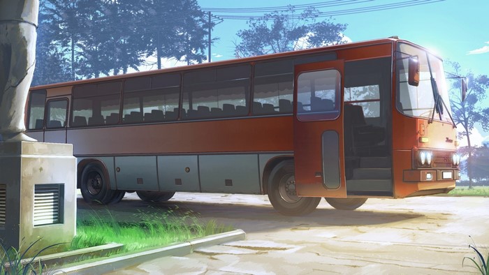 Ikarus 256 bus parked on a sunny day