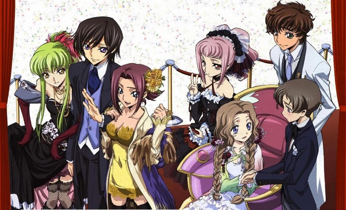 Code Geass characters in formal attire