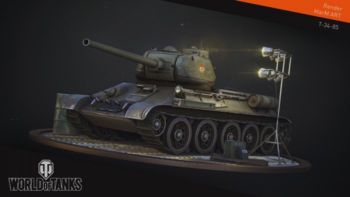 World of Tanks T-34-85 Render